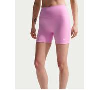 Nike Women's One High Waisted 5" Biker Shorts - Pink Rise/White - Size: Small