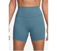 Nike Women's One High Waisted 5" Biker Shorts - Smokey Blue/Black - Size: Medium