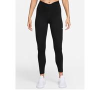 Nike Women's One High Waisted 7/8 Leggings - Black/White - Size: Medium