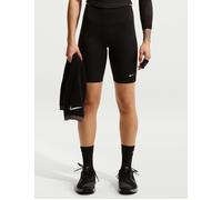 Nike Women's One High Waisted 8" Biker Shorts - Black/White - Size: Large