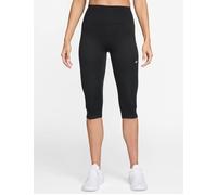 Nike Women's One High Waisted Capri Leggings - Black/White - Size: XL