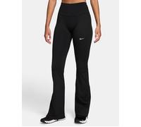 Nike Women's One High Waisted Flared Leggings - Black/White - Size: XS
