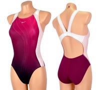 Nike Swim Hydrastrong Multi Graphic Swimsuit Intense Black Women - 36