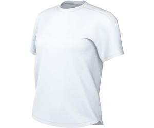 Nike Women's One Relaxed Df Ss T-Shirt, White/Black, L