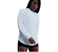 Nike Women's One Relaxed Dri-FIT Long Sleeve Top - White - Size: Medium