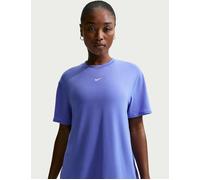 Nike Women's One Relaxed Dri-FIT Short-Sleeve Top - Sapphire/White - XS - Blue