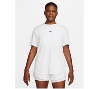Nike One Relaxed Women's Dri-FIT Short-Sleeve Top - White - Polyester/Cotton/Elastane XL (UK 20-22)