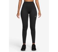 Nike Women's One Seamless Front High Waisted Leggings - Black/White - Size: Medium