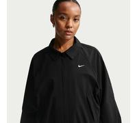 Nike Women's Oversized Coaches Jacket - Black - Nylon L (UK 16-18)