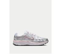 Nike Women's P-6000 Sneaker, White/Metallic Silver/Elementa, 6 UK