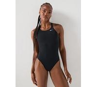 Nike Womens Performance Fastback One Piece Swimsuit, Black, Size 38, Women Black