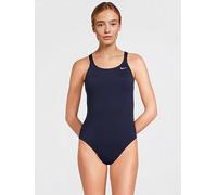 Nike Womens Performance Fastback One Piece Swimsuit, Navy, Size 32, Women Navy
