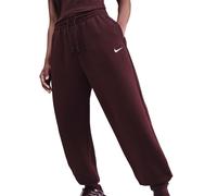 Nike Womens Phoenix Fleece Joggers in Burgundy Crush - Red - Size 10 UK