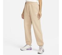 Nike Womens Phoenix Fleece Joggers in Hemp/Sail - Natural - Size 16 UK
