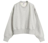 Nike Women's Phoenix Fleece Oversized Crew Sweat Dark Grey Heather/Sail XL