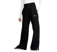 Nike Womens Phoenix Fleece Wide Leg Joggers in Black - Size Large