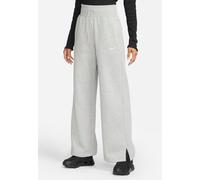 Nike Womens Phoenix Fleece Wide Leg Joggers in Grey - Size Large