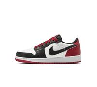 NIKE Women's Plain Running Shoe, White/Black-varsity Red, 6 Big Kid