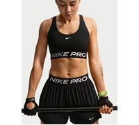 Nike Womens Training Pro 365 Dri-FIT Light Support Sports Bra, Black/White, Size Xl, Women Black/White
