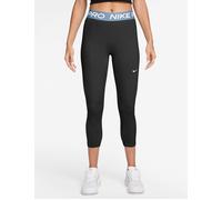Nike Women's Pro Crop Leggings - Black/Work Blue/White - Size: XS