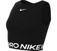 Nike Women's Pro Df 365 Crop Tank T-Shirt, Black/White, XL
