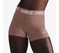 Nike Womens Pro Dri FIT 365 3 Inch Leak Protection Short Desert Dust Particle Beige