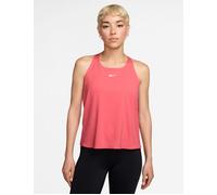 Nike Women's Pro Dri-FIT Tank Top - Sea Coral/White - Pink - Size: Medium
