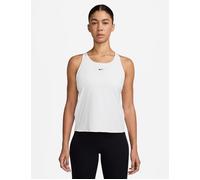 Nike Women's Pro Dri-FIT Tank Top - White/Black - Size: Medium