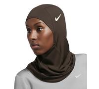 Nike Women's Pro Hijab 2.0 Sport Hijab Training Headscarf Running Fitness Training Breathable, Baroque Brown/Sail, M/L