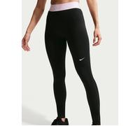 Nike Pro Women's Mid-Rise Full-Length Leggings - Black - Polyester/Elastane