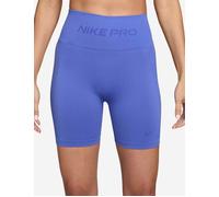 Nike Women's Pro Seamless Dri-FIT 5" Biker Shorts - Sapphire - Blue - Size: Large