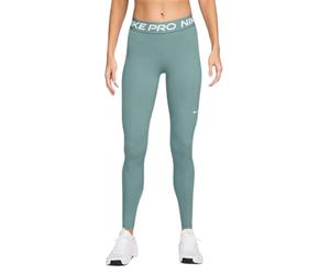Nike Womens Pro Tights Sage Green Leggings - Size Medium