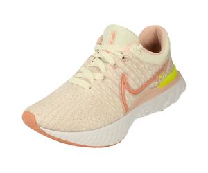 Nike Womens React Infinity Run Fk 3 White Trainers - Size UK 2.5 Infant