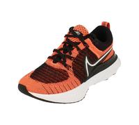 Nike Womens React Infinity Run Flyknit 2 Orange Trainers - Size UK 4