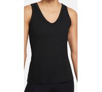 Nike Womens Ribbed Yoga Tank Top M Black Training Gym DD5545-010