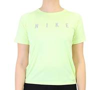 Nike Women's Run Dvn Miler T-Shirt, Barely Volt/Reflective Silv, XL