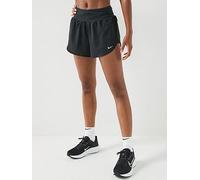 Nike Womens Running Dri-FIT Mesh 2 In 1 Shorts, Black/Reflective Silv, Size Xl, Women Black/Reflective Silv