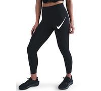Nike Womens Tempo Swoosh High-Waisted 7/8 Running Legging - Black - Size XS
