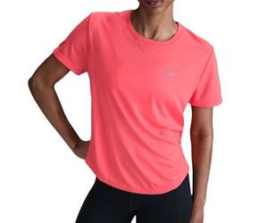 Nike Womens Shirt S M L Orange Tempo Dri Fit S/S Running Training Top HQ0648-814