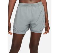 Nike Womens Shorts 3” Tempo Luxe 2 in 1 Running Gym Smoke Grey XS CZ9574-084