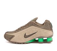 Nike Women's Shox R4 Sneaker, Olive Khaki/Olive Khaki/Khaki, 3.5 UK