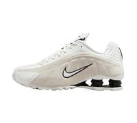 Nike Women's Shox R4 Sneaker, Summit White/Black/Lt Orewood, 5 UK