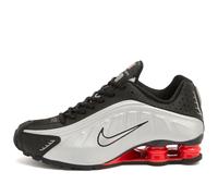 Nike Sportswear Womens Shox R4 Black Metallic Silver LT Crimson