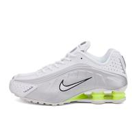 Nike Women's Shox R4 W Sneaker White/Silver/Volt