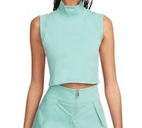 Nike Women's Sleeveless Mint Green Cropped Top | Size: Medium Nike Green M