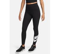 Nike Womens Sportswear Classic Graphic High Rise Tights, Black/White, Size S, Women Black/White