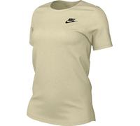 NIKE Women's Sportswear Club Essentials T-Shirt, Light Yellow, L