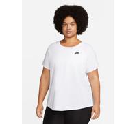 Women's T-shirt Nike Club Essentials Blanc 1X