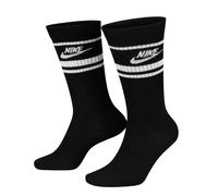 Nike Women's Sportswear Essential Everyday Crew Socks (Pack of 3) in Black | Size: 8-11 Nike Black 8-11