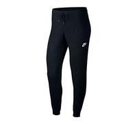 NIKE Women's Sportswear Essential Pants, Black/White, L UK